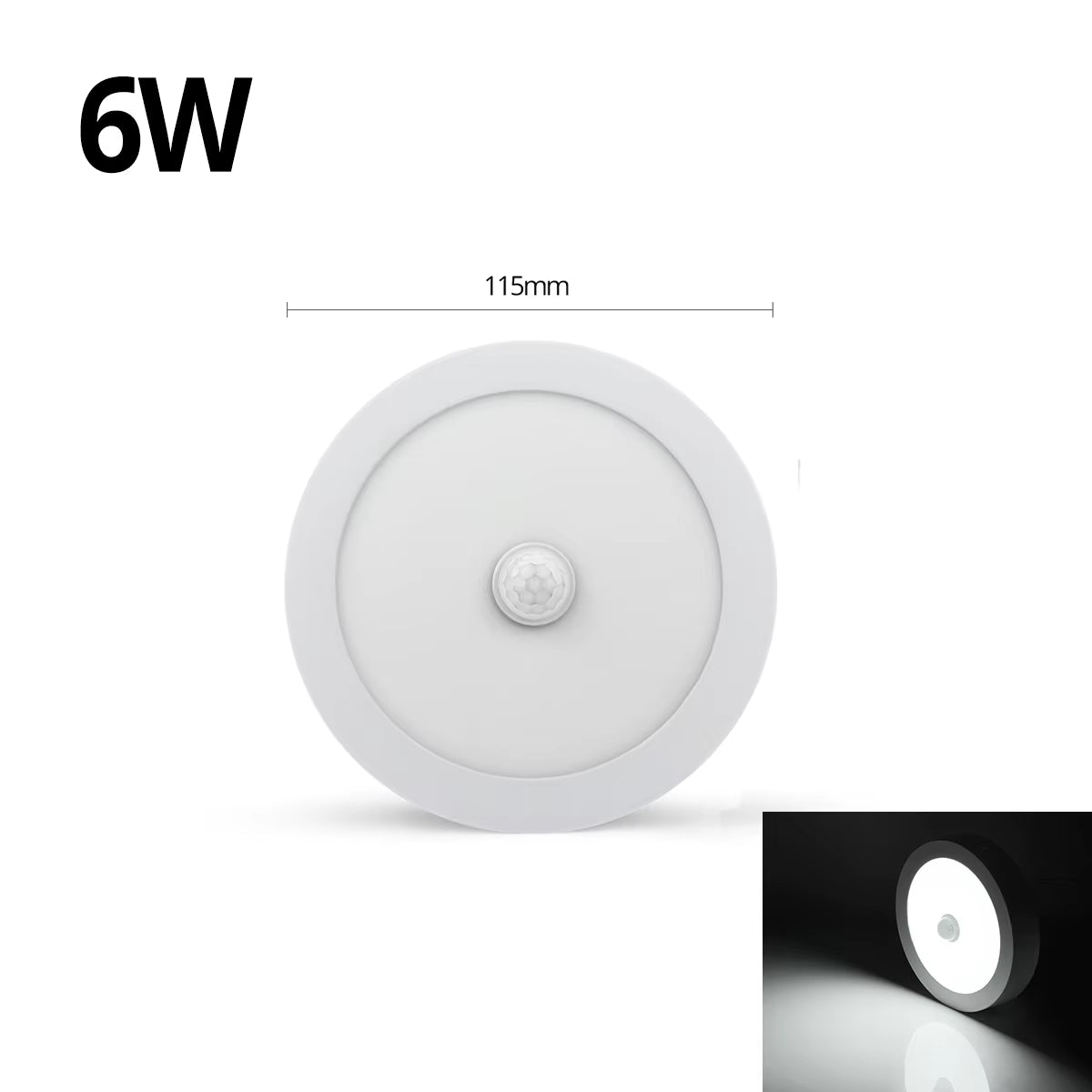 18W 12W 6W Night Light LED Ceiling Lamp with Motion Sensor PIR Corridor Bedroom Toilet Lights Lampe 85-265V Human Body Induction