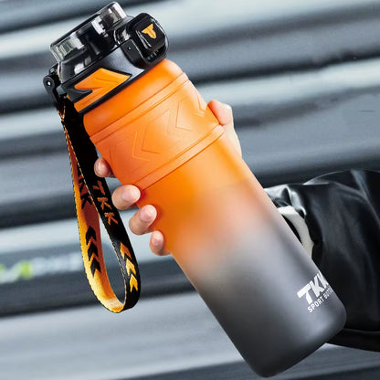 1000Ml/600Ml High Quality Tritan Material Water Bottle with Straw Portable Durable Gym Fitness Outdoor Sport Drinking Bottled