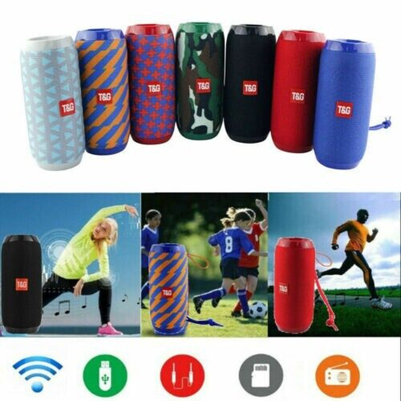 Bluetooth Speaker Wireless Waterproof Outdoor Stereo Bass USB/TF/FM Radio LOUD