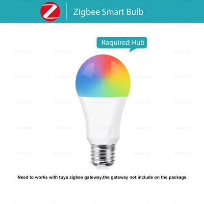 18W 15W Zigbee 3.0 Led Light Bulb RGB+WW+CW E27 Tuya Wifi Smart Home Led Lamp Compatible with Alexa Amazon Google Assistant