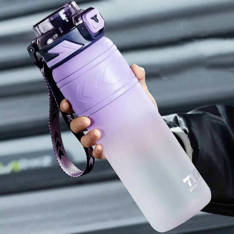 1000Ml/600Ml High Quality Tritan Material Water Bottle with Straw Portable Durable Gym Fitness Outdoor Sport Drinking Bottled